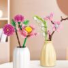 Creative DIY Plant Bouquet Decoration Building Blocks Flower Daffodils DIY Model Bricks Toy Gifts - Image 18