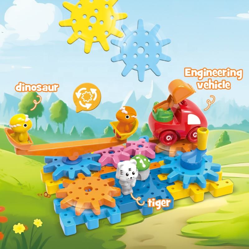 Toy Animals Building Blocks Toy Set in 31PCS Children Educational Toy Gear Paradise Blocks Construction Bricks Set - Image 9