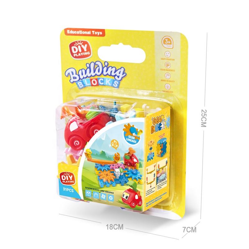 Toy Animals Building Blocks Toy Set in 31PCS Children Educational Toy Gear Paradise Blocks Construction Bricks Set - Image 11