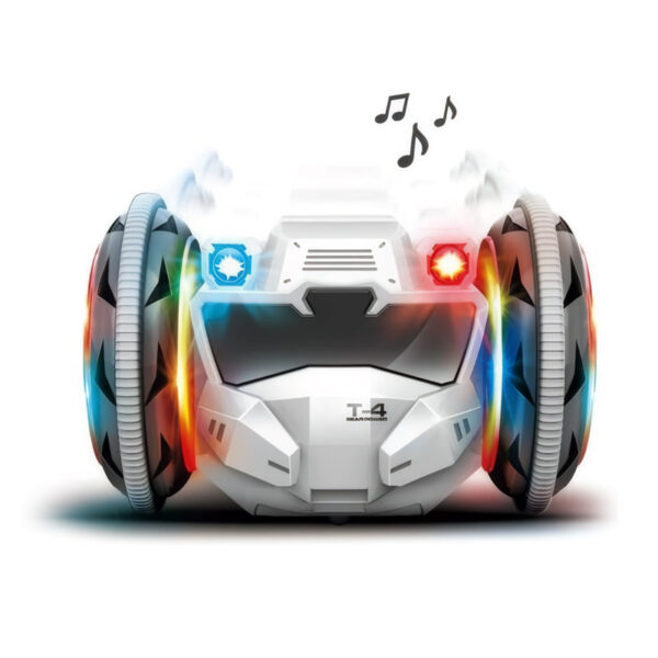 2-Color Electric Mechanical Balance Car Lights and Music Children Light Toy Kids Stunt Car Toys for Boys - Image 2