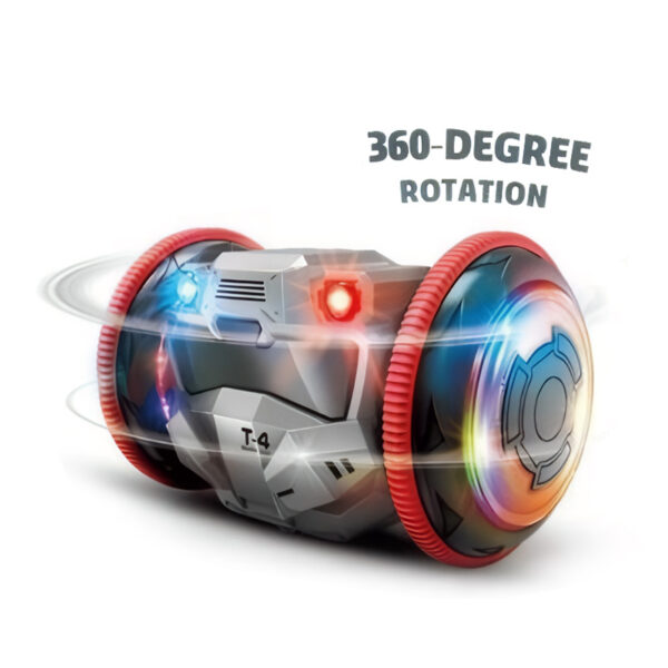 2-Color Electric Mechanical Balance Car Lights and Music Children Light Toy Kids Stunt Car Toys for Boys - Image 4