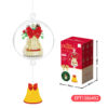 239Pcs Kids Gift Christmas Bells Sleigh Wreath Igloo Snowman Santa Claus Building Blocks Decorations Block Cheap Price Toy - Image 13