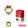 239Pcs Kids Gift Christmas Bells Sleigh Wreath Igloo Snowman Santa Claus Building Blocks Decorations Block Cheap Price Toy - Image 15