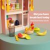 50PCS Pretend Play Kitchen Toys Set for Kids Boys Girls Cooking Kitchen Accessories Toys with Sounds Light Spray - Image 15