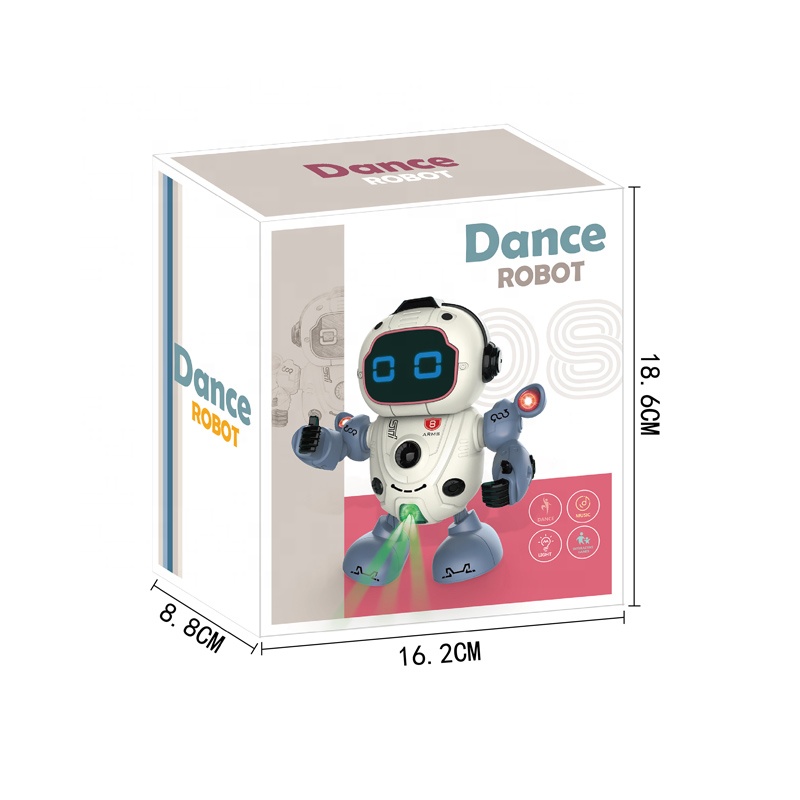 Newly Item Battery Operated Intelligent Dancing Robot Toy with Music and Light - Image 3