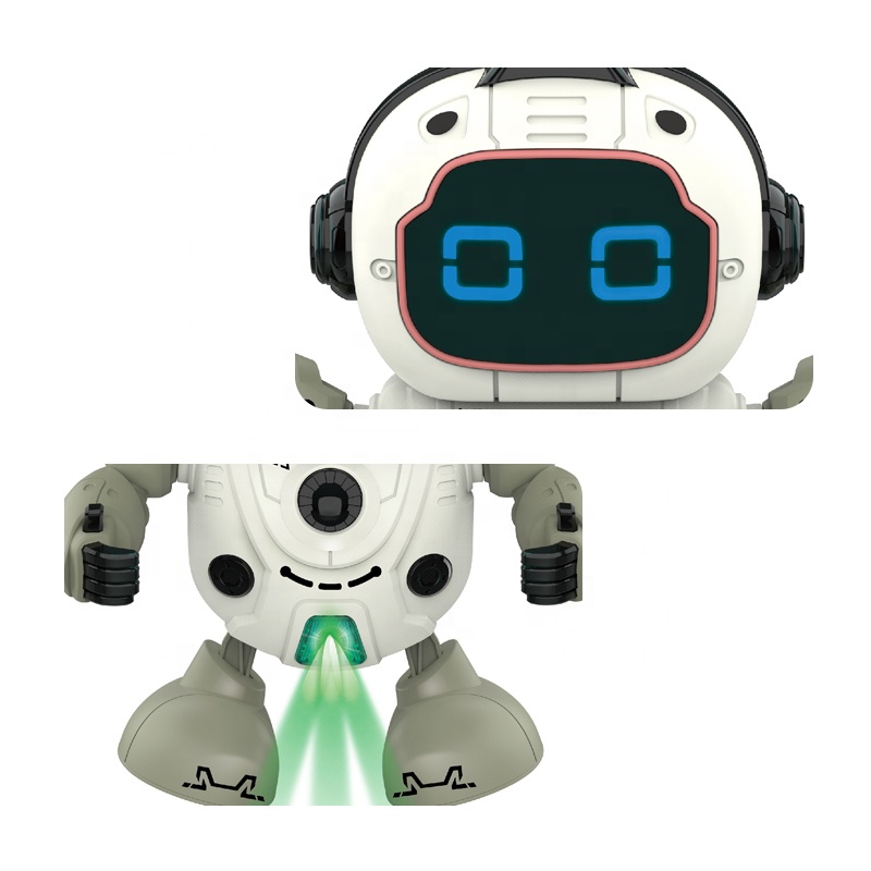 Newly Item Battery Operated Intelligent Dancing Robot Toy with Music and Light - Image 5