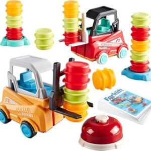 Kids Cognitive Educational Toy Forklift Challenge Children Montessori Balancing Stacking Toys - Image 13