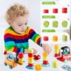 Kids Cognitive Educational Toy Forklift Challenge Children Montessori Balancing Stacking Toys - Image 19