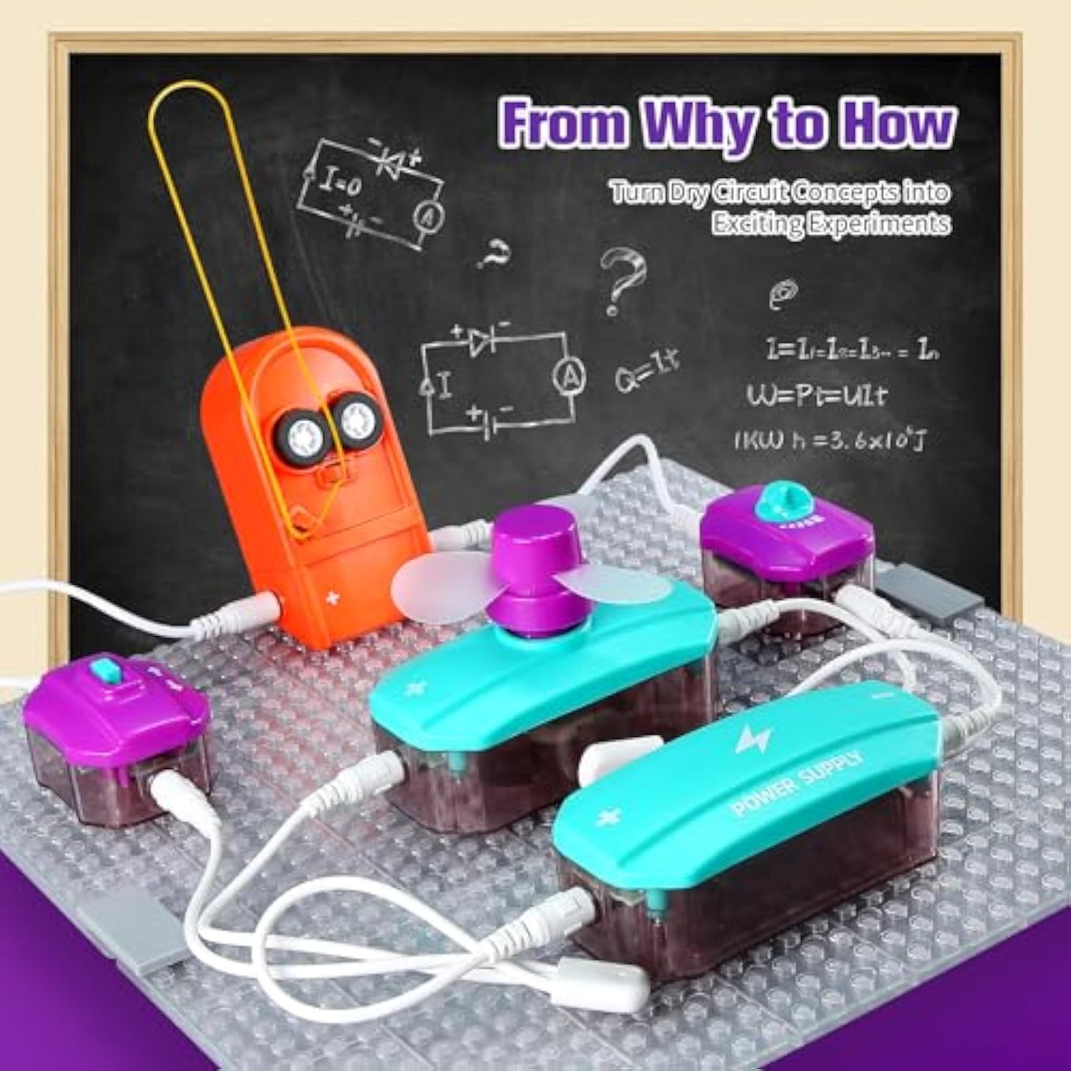 Educational Physics Diy Snapping Electronic Circuit Toy Children Stem Toys Electronic Modules and Kits - Image 7