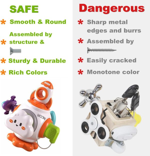 Factory Baby Montessori Educational Busy Learners Activity Cube Toys Kids Busy Cube Board Toys - Image 8