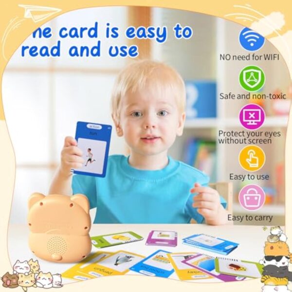 224 Sight Words Early Education English Machine Talking Flashcards Learning Toys Childhood Letter Kids Toy for Toddler - Image 8