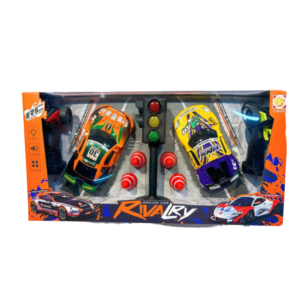 11/22 Double Frequency Four Channel Remote Control Traffic Light Racing Car - Image 2