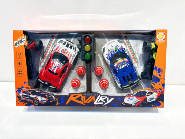 11/22 Double Frequency Four Channel Remote Control Traffic Light Racing Car - Image 12