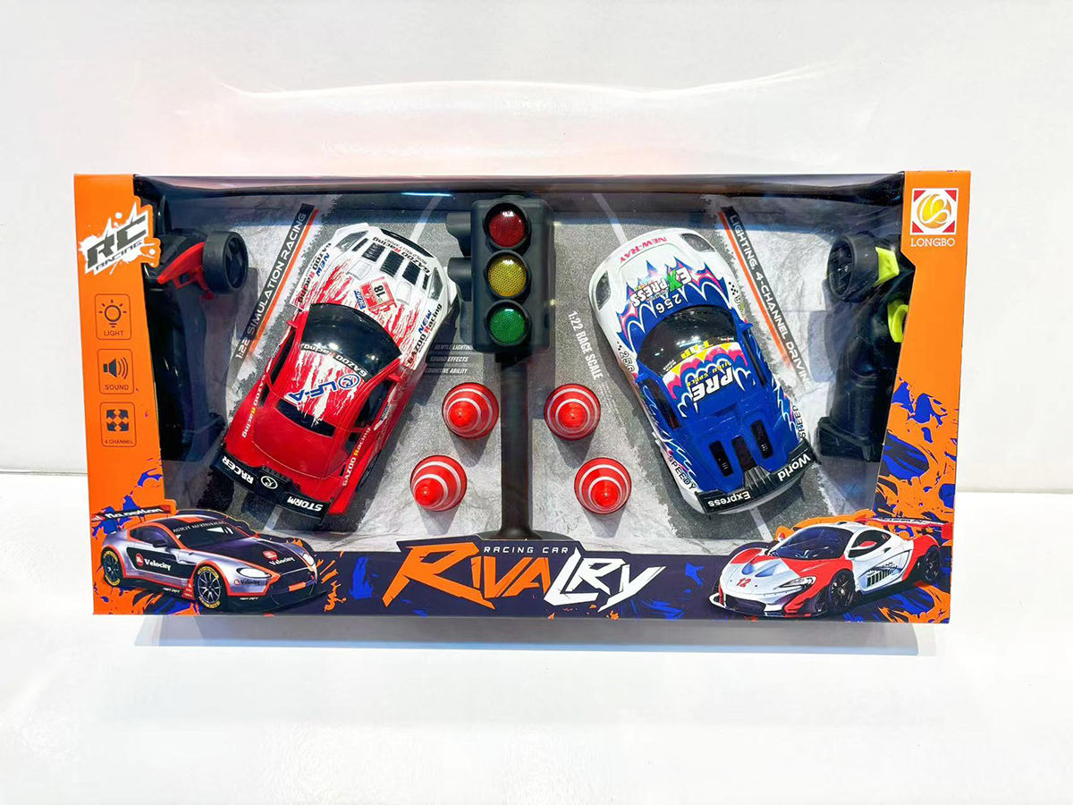 11/22 Double Frequency Four Channel Remote Control Traffic Light Racing Car - Image 11
