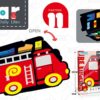 Hot Selling Fire Truck Learning Board Baby Books Educational Toys Montessori Toys Playing Home Learning Board - Image 17