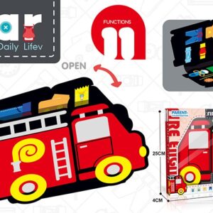 Hot Selling Fire Truck Learning Board Baby Books Educational Toys Montessori Toys Playing Home Learning Board - Image 16