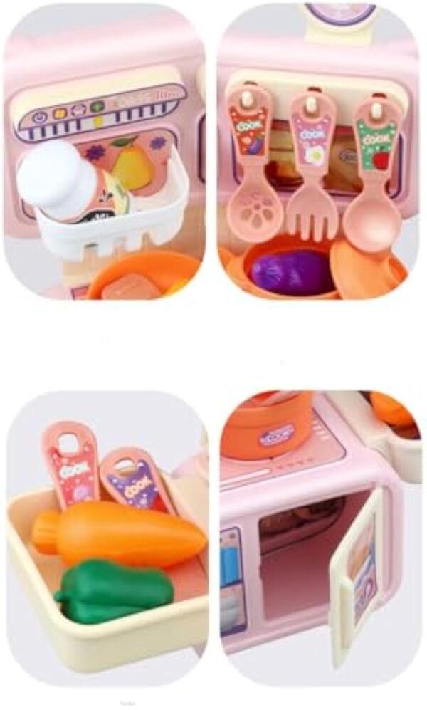 13pcs Plastic Pretend Play Toy Kitchen Food Children Mini Kitchen Toys Set for Kids - Image 10