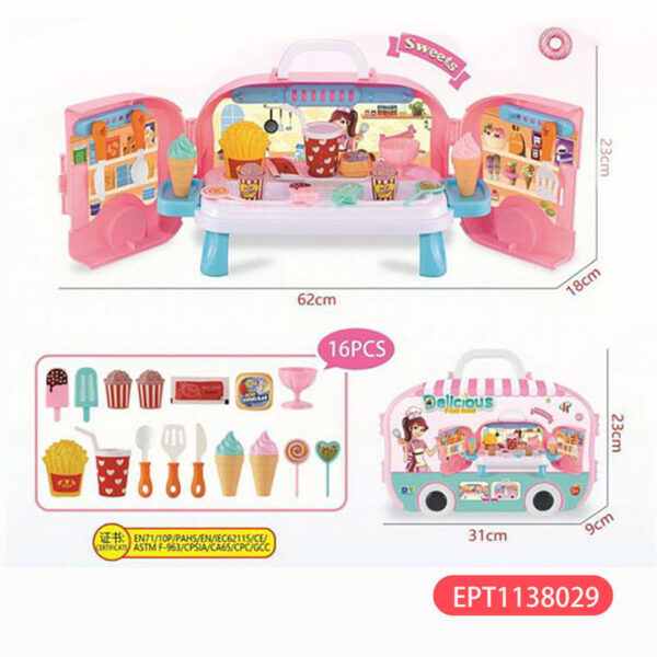 2 Dollar Toys Diy Changeable Jewelry Bus Car Toy Model Kit Toys Educational Children Kids Make up Toys for Girl - Image 6