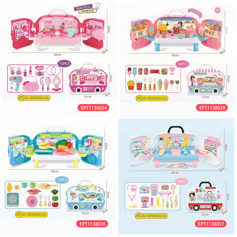 2 Dollar Toys Diy Changeable Jewelry Bus Car Toy Model Kit Toys Educational Children Kids Make up Toys for Girl - Image 11