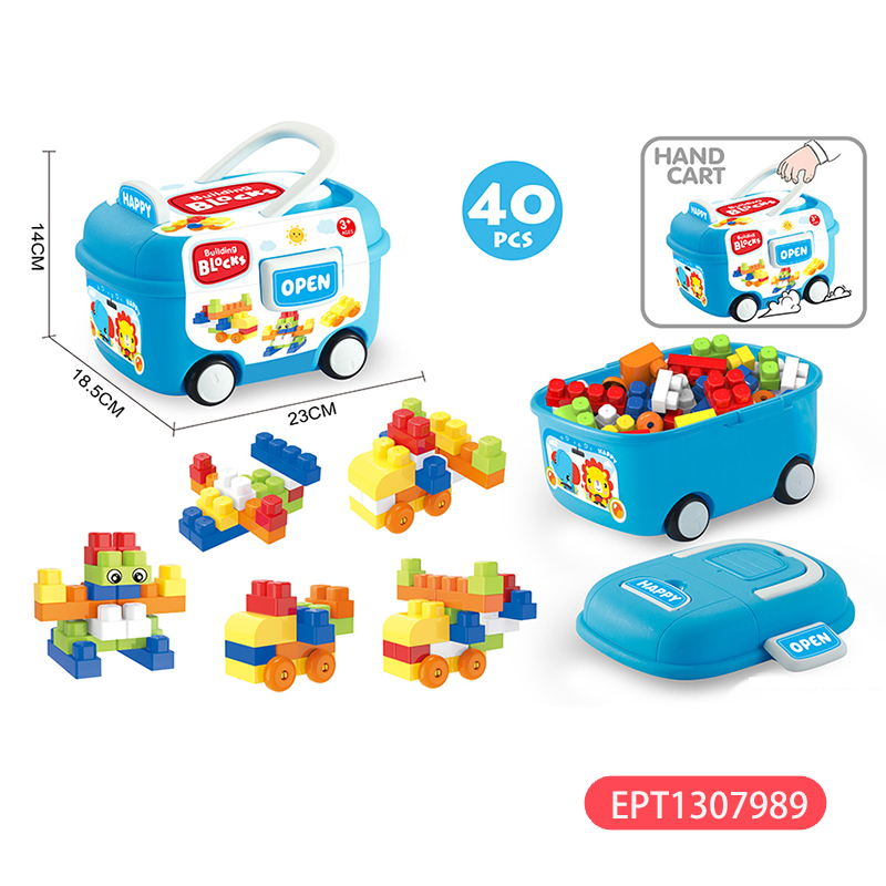 Small Particle Block Trolley 100Pcs Educational Children 2025 Building Blocks Sets Toys for Kids Baby - Image 7