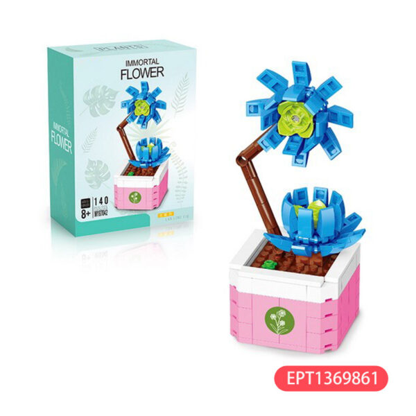 140PCS Beetle Building Blocks Insect Dragonfly Dragonfly Animal Block Puzzle Stem Educational Kits Build Toys with Cover - Image 4