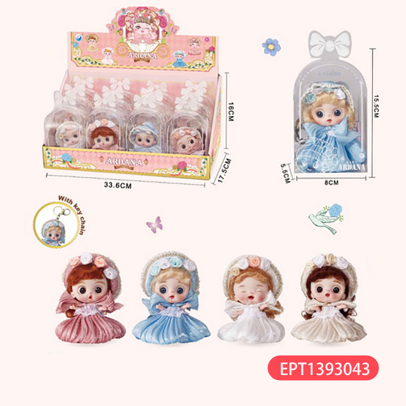 5 Inch Egg-Shaped Mini Lovely Dolls Gift Accessories Toys with Light - Image 3