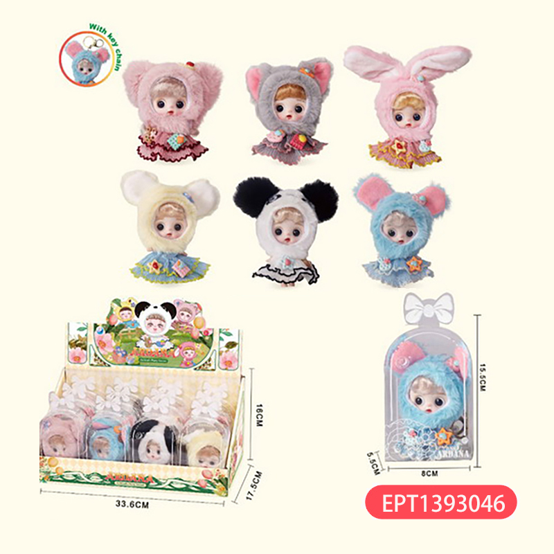 5 Inch Egg-Shaped Mini Lovely Dolls Gift Accessories Toys with Light - Image 5