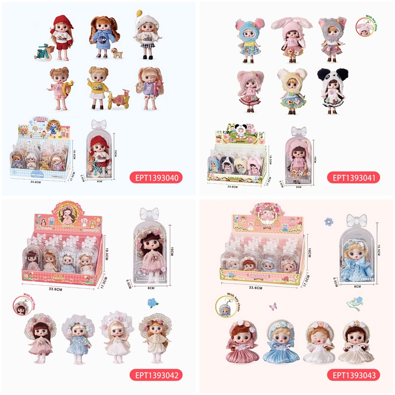5 Inch Egg-Shaped Mini Lovely Dolls Gift Accessories Toys with Light - Image 11