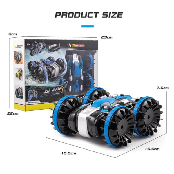 Children 2.4ghz 4WD Brushless Remote Remort Rimot Control Vehicle Monster Rc Amphibious Stunt Cars Boat - Image 12
