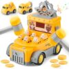 Children’s Car Strike Board Game Parent-child Interactive Toy Cartoon Engineering Arcade Whack-a-Mole - Image 13