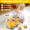 Children’s Car Strike Board Game Parent-child Interactive Toy Cartoon Engineering Arcade Whack-a-Mole - Image 16