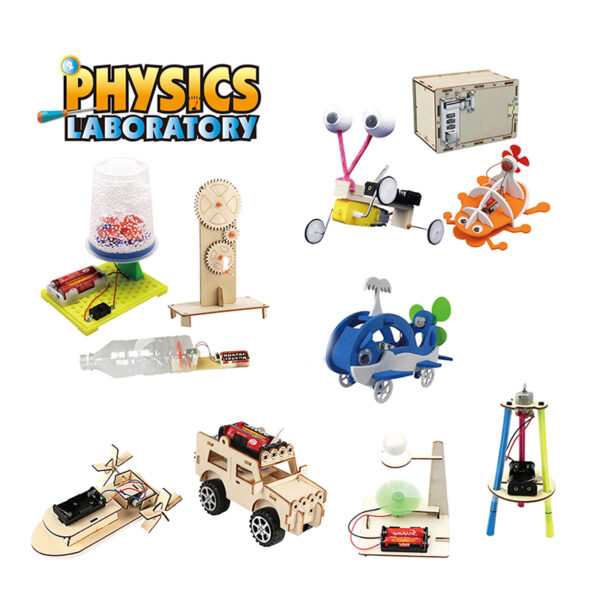 3In1 Physical Science Experiment Physics Diy Kit Stem Kids Gift School Educational Assembly Wooden Puzzle Toy Set for Teach - Image 2