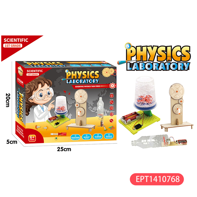 3In1 Physical Science Experiment Physics Diy Kit Stem Kids Gift School Educational Assembly Wooden Puzzle Toy Set for Teach - Image 3