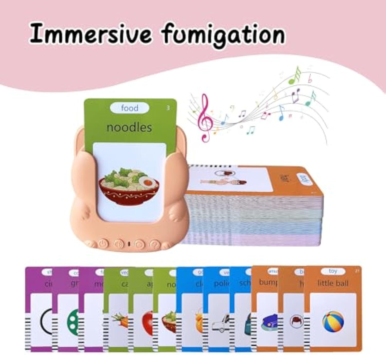 Kids Learning Flashcard Reader Speech Machine Toy Sight Words Children Educational Cognitive Cards Talking Flash Cards - Image 7