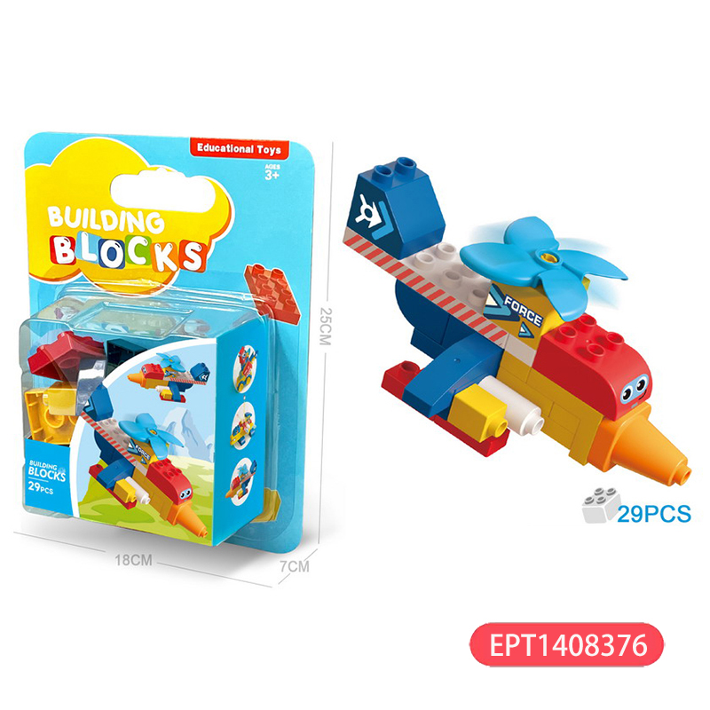 26Pcs Large Particle Parrot Building Block House Toys Kids Plastic Blocks Bricks Build Puzzle Toy for Baby Kid - Image 7