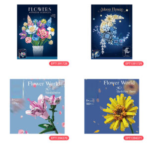 865PCS Fog City Lover Block Flower Building Blocks Educational Plastic Kids Build Bricks Valentines Day Gift DIY Bouquet Toy - Image 16