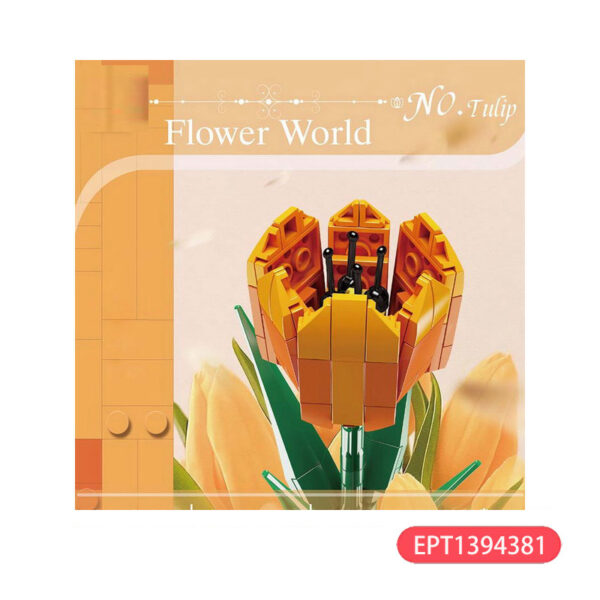 865PCS Fog City Lover Block Flower Building Blocks Educational Plastic Kids Build Bricks Valentines Day Gift DIY Bouquet Toy - Image 10