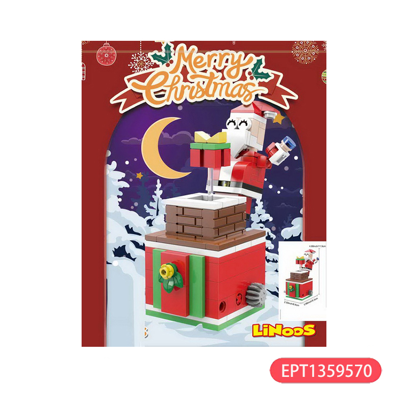 Christmas Igloo Building Plastic Children Stem Diy Toy Houses Blocks Kid New Year Decoration Santa Tree Gift Set for Kids - Image 9