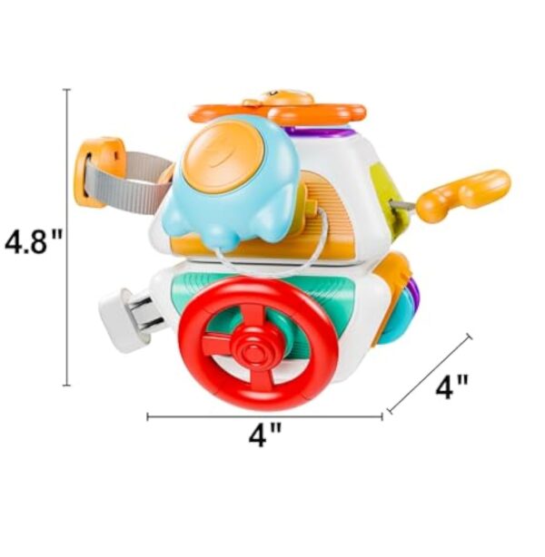 Sensory Kids Funny Baby Gift Interesting Polyhedron Activity Cube Toys Busy Cube - Image 4