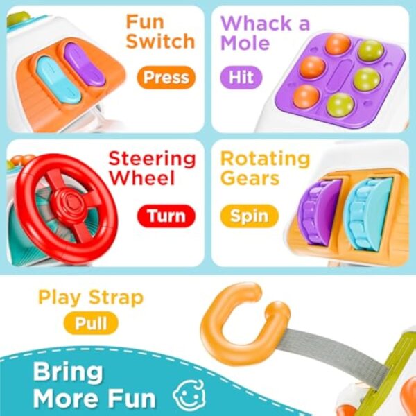 Sensory Kids Funny Baby Gift Interesting Polyhedron Activity Cube Toys Busy Cube - Image 10