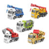 1:14 Transport Inertia Light Music Car Truck Toy Transportation Set Toys Engineering Carrier Vehicle for Kids - Image 13