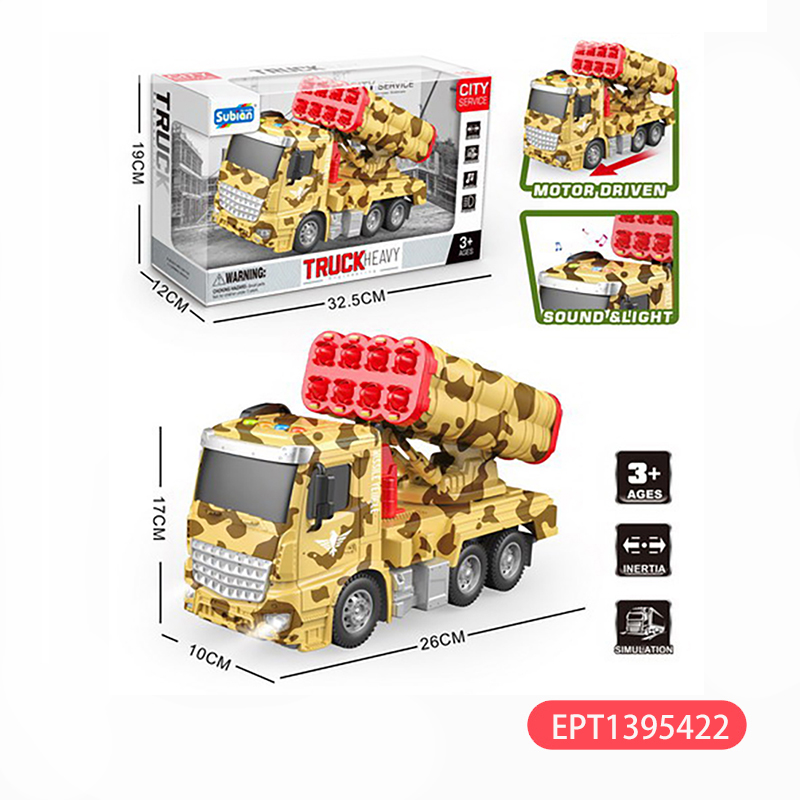 1:14 Transport Inertia Light Music Car Truck Toy Transportation Set Toys Engineering Carrier Vehicle for Kids - Image 9