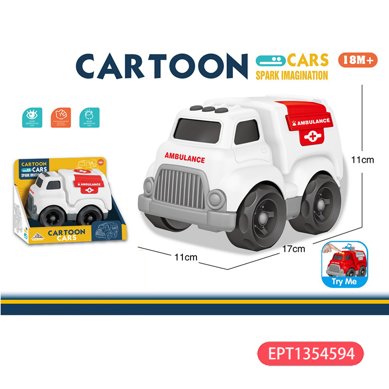 Sliding Environmental Protection Cartoon Mini Cars Kids Small Cartoons Car Toy - Image 11