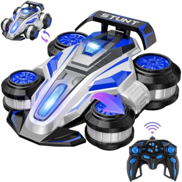 2.4GHz 4WD Remote Control Car 360 Degree Spin RC Car 2 in 1 Anti-Gravity RC Racer Wheelie Drift Stunt Car - Image 2
