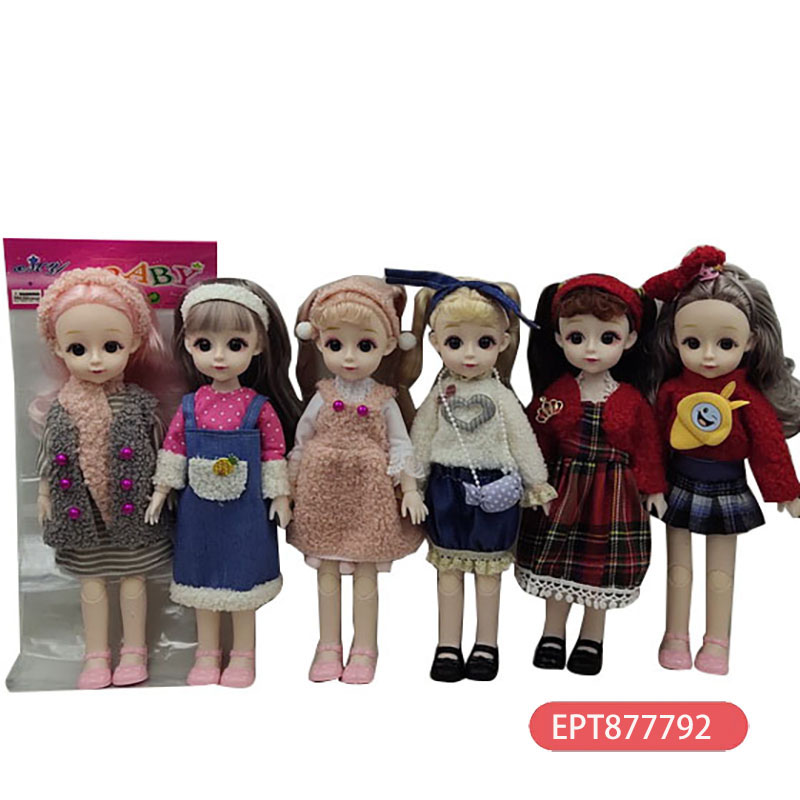 12 Inches Solid 13 Joints 3D Fashion Series Doll Girls Play Toy - Image 9