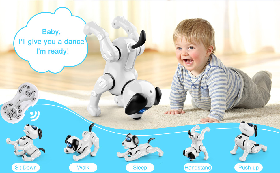 Life Size Electronic Intelligent Pets Ai Robo Smart Dog Toy Rc Robot for Sale Walking Stunt Kids Sing Dance Robots Dog Toys - Image 9
