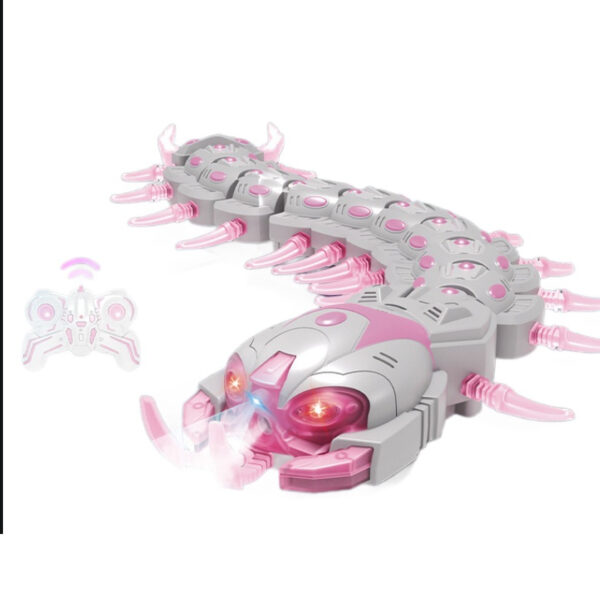 2.4G Luminous Extended Version of Remote Control Mechanical Spray Centipede Simulation Reptile Electric Toy Animal Toys - Image 2