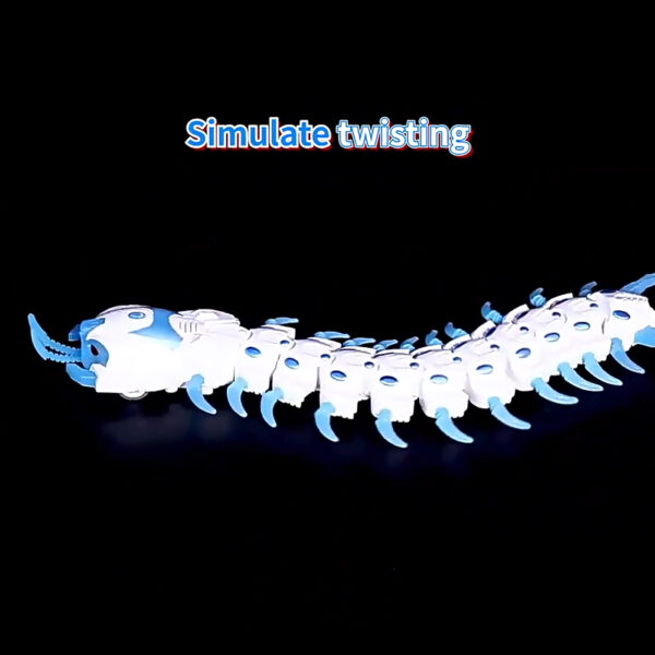 2.4G Luminous Extended Version of Remote Control Mechanical Spray Centipede Simulation Reptile Electric Toy Animal Toys - Image 6