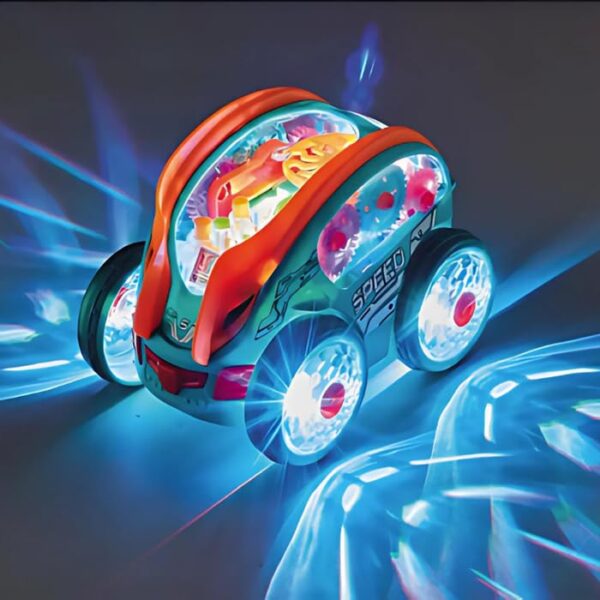 Hot Selling Children Stunt 360 Degree Rotatable Four Wheel Electric with Music Vehicle Car Toys for Kids - Image 2