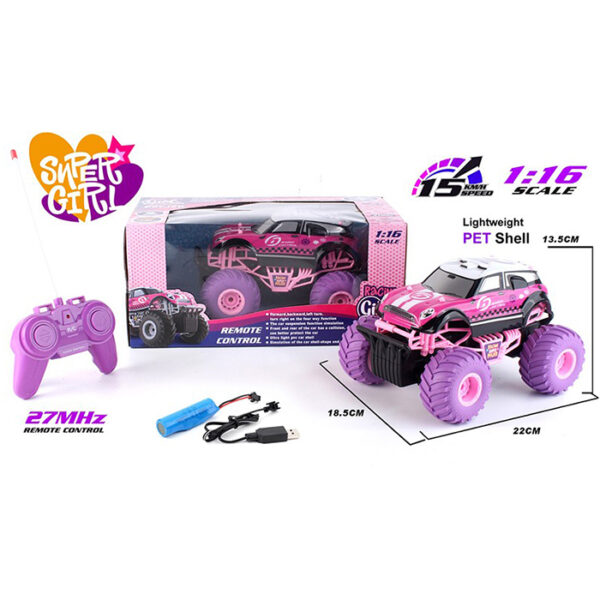 1:16 Four-Way PVC Electric Remote Control Off-Road Vehicle Climbing Racing Model - Image 8